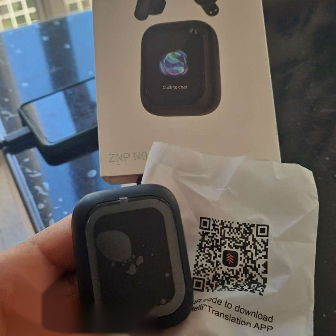 Photo envoyée par un client de Marseille : ses écouteurs Bluetooth ZNP 04